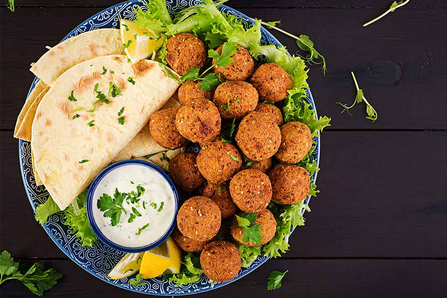 Falafel Gerichte
